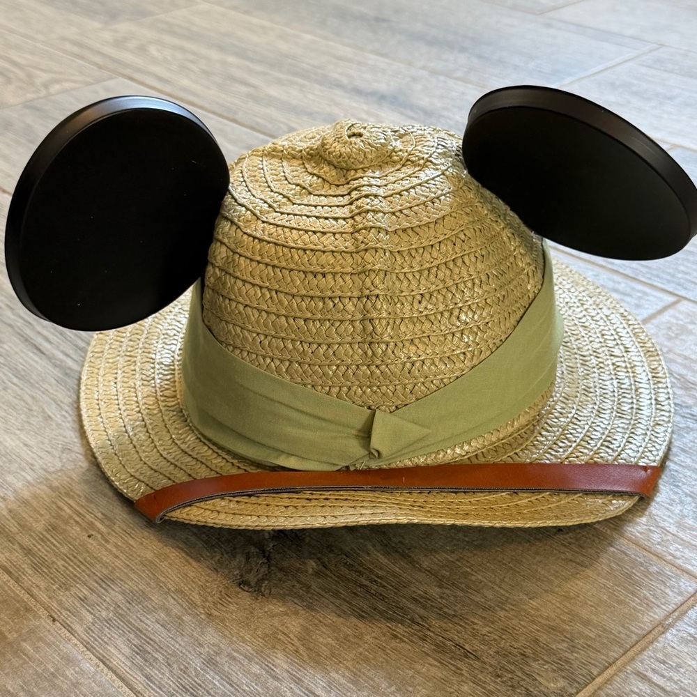 Safari Mickey Mouse Ears Youth Hat Disney Parks Animal Kingdom NWT - Picture 2 of 6